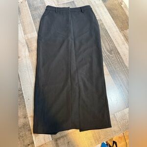 Line & Dot Black Maxi Skirt S NWT Minimalist Capsule Workwear Chic Quiet Luxury